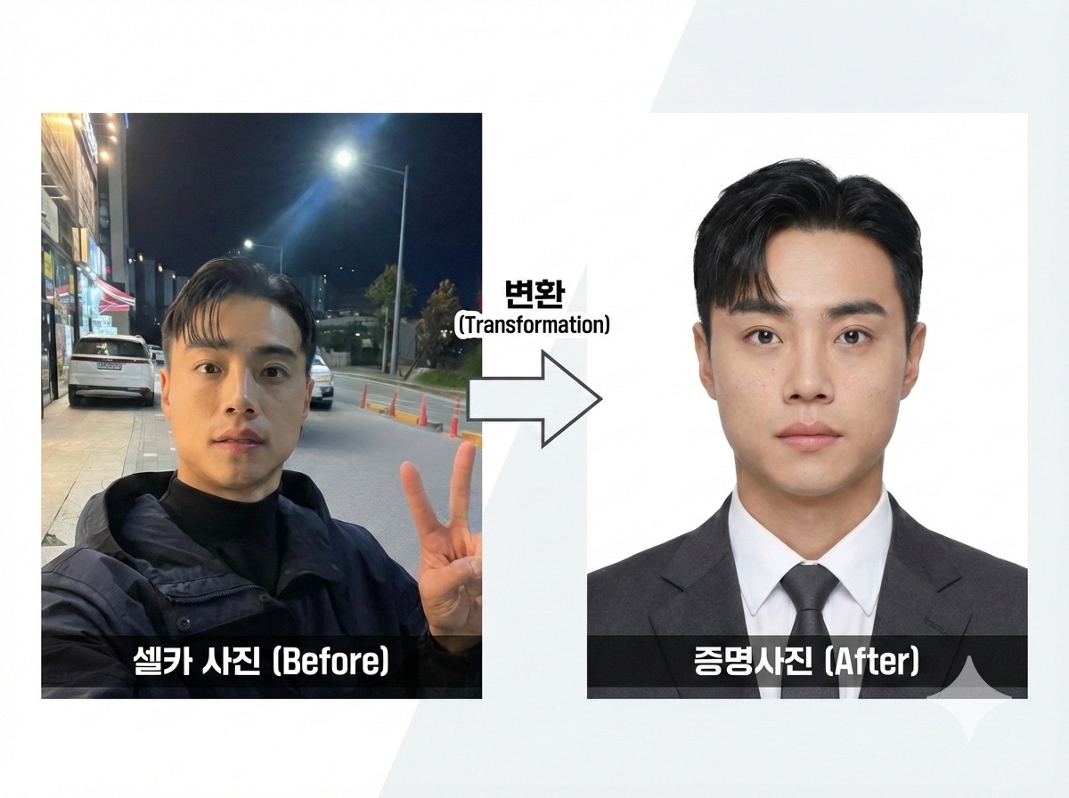 PhotoFlow Pro AI 변환 예시